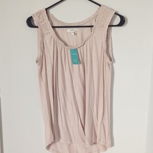 Maurices Light Pink Sleeveless Tank Top